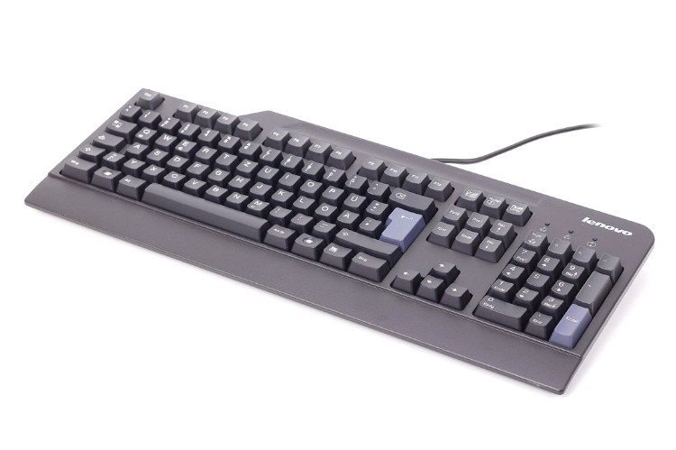Refurbished Lenovo SK-8825 Wired USB Keyboard | Black