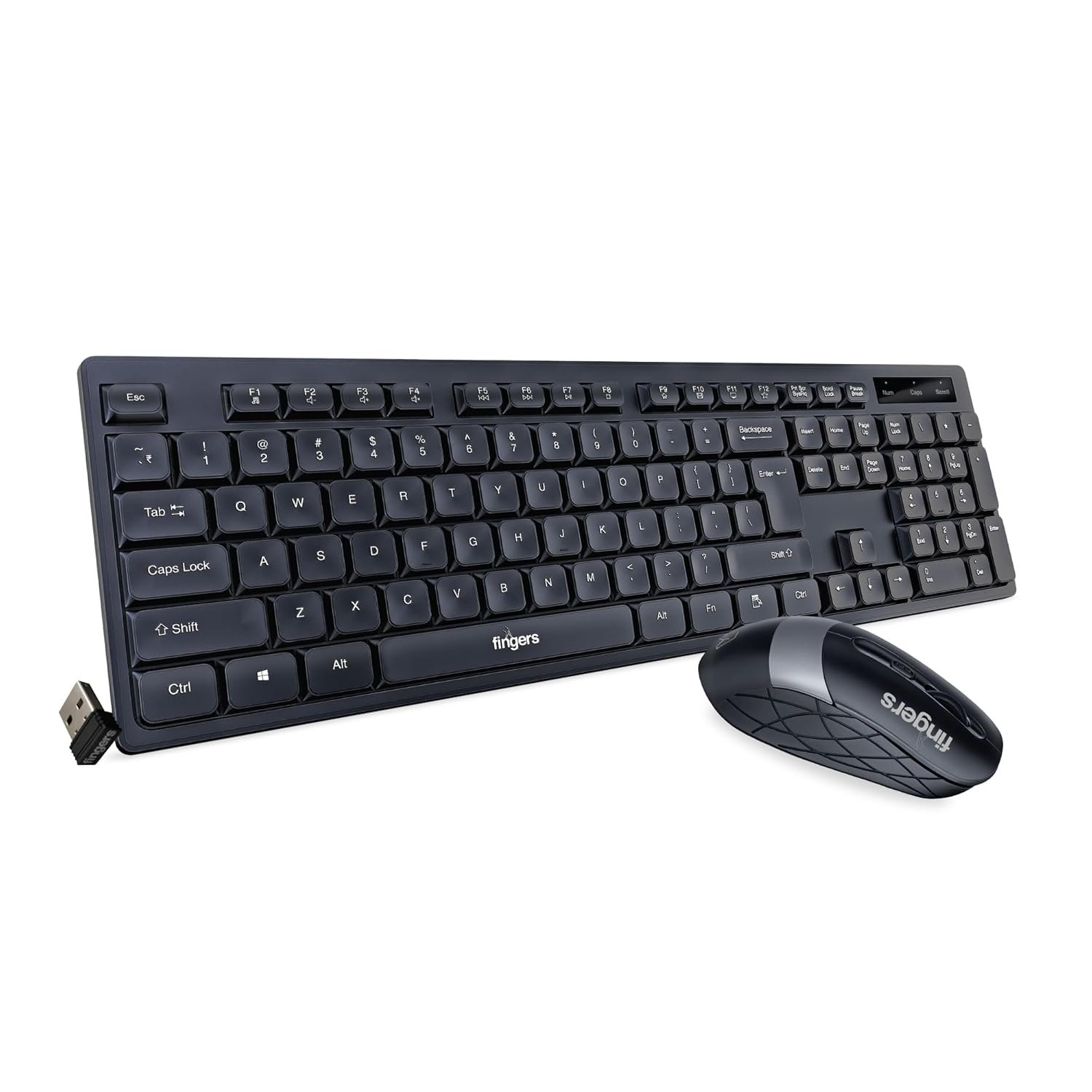 FINGERS AeroClicks Wireless Keyboard &amp;amp; Mouse Combo