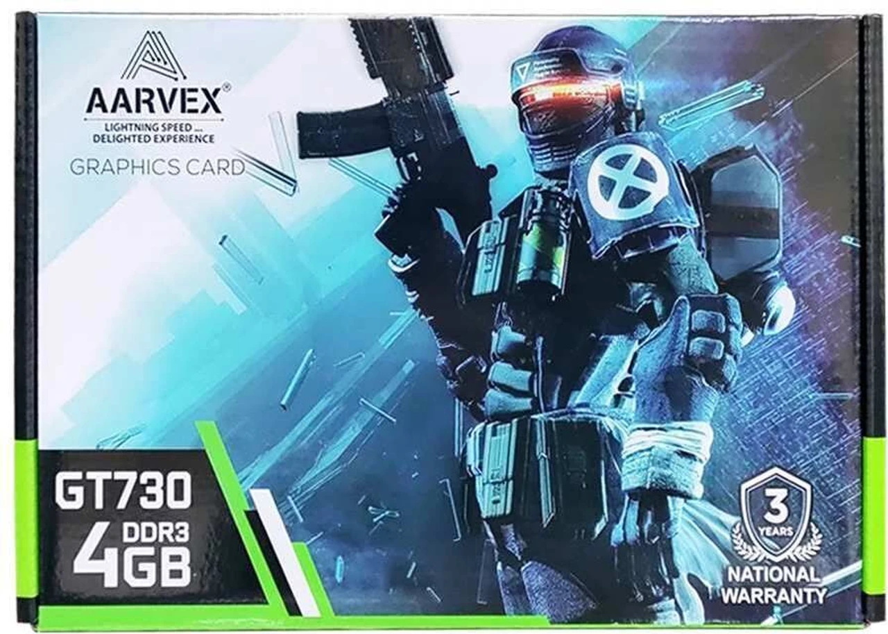 Aarvex NVIDIA GT 730 4GB DDR3 Graphics Card