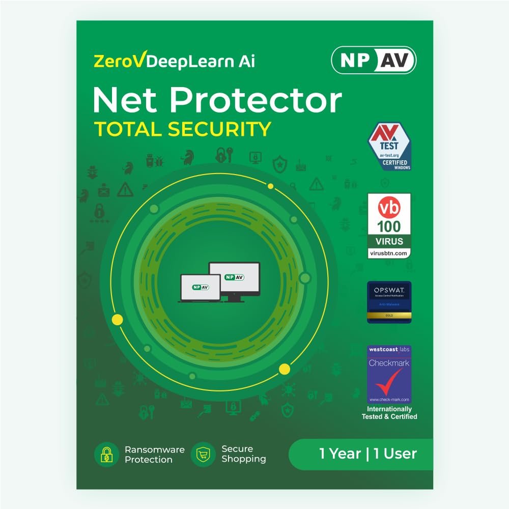 Net Protector Total Security 2026 Antivirus | 1 PC 1 Year