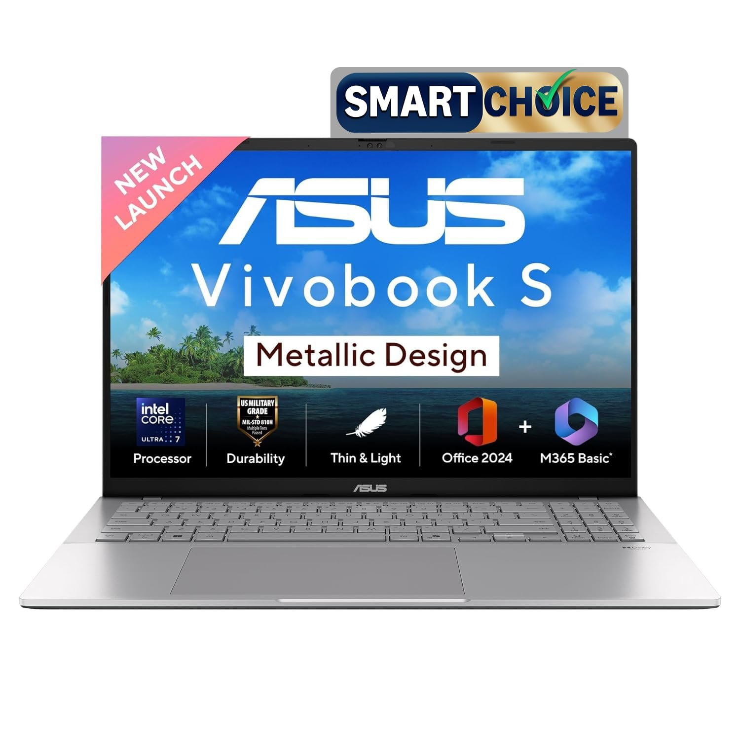 ASUS Vivobook S16 Laptop | Intel Core Ultra 7