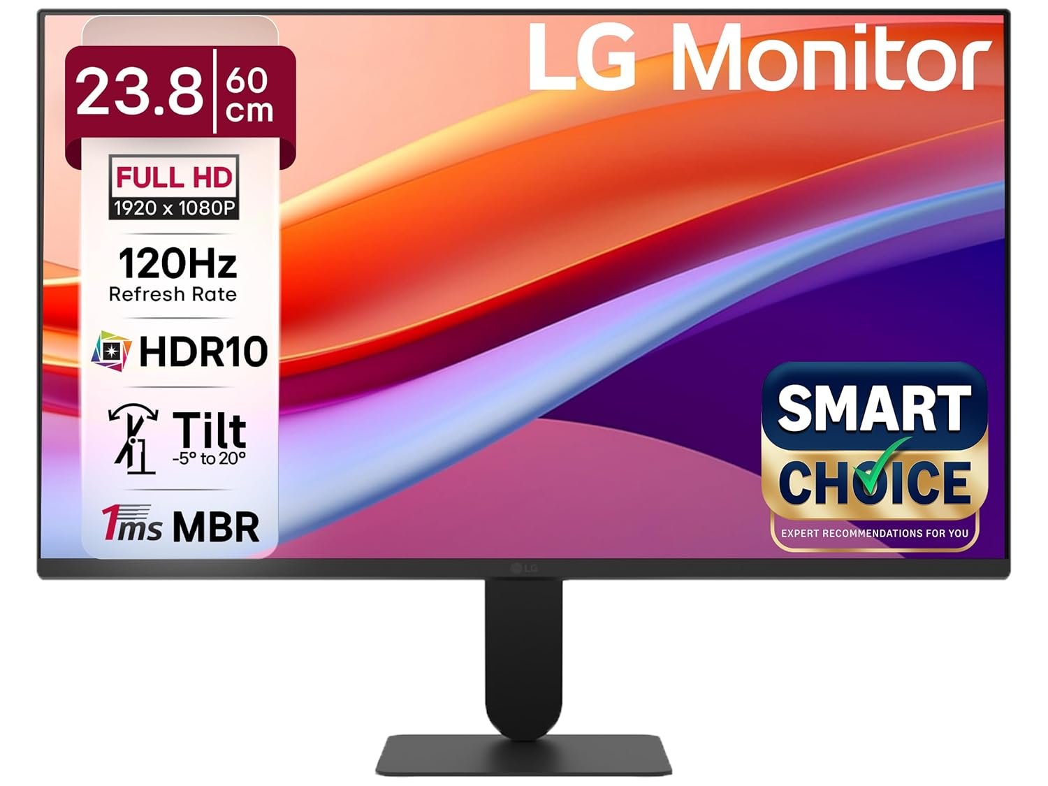 LG 24U411A-BN SmartChoice 24" Full HD IPS Monitor