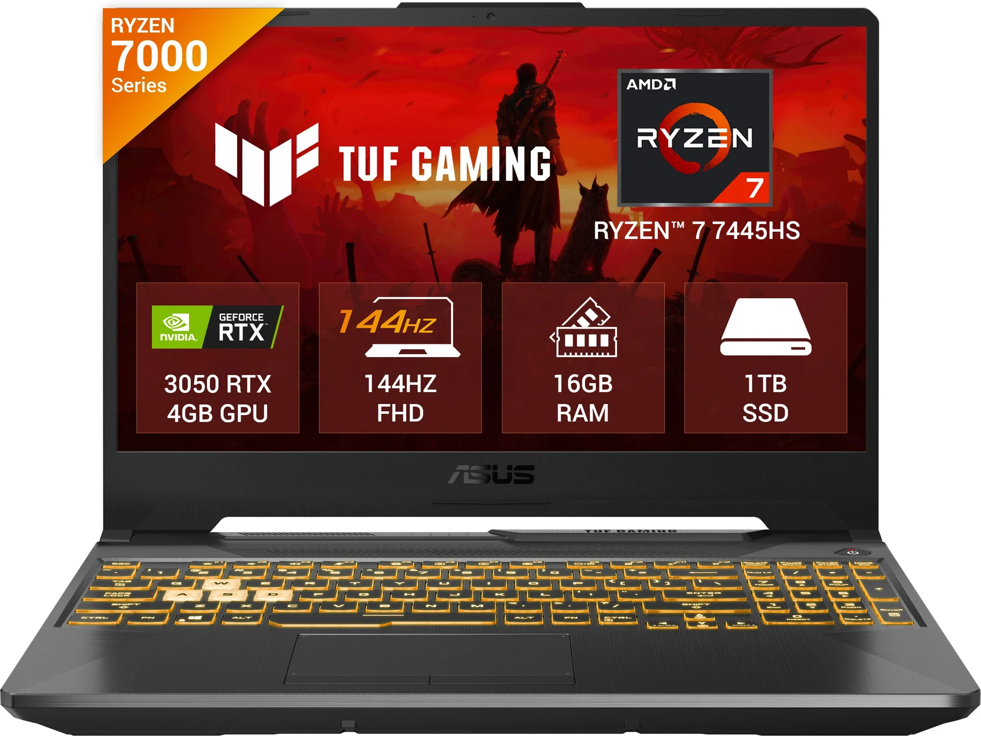 ASUS TUF A15 Gaming Laptop | Ryzen 7 | RTX 3050