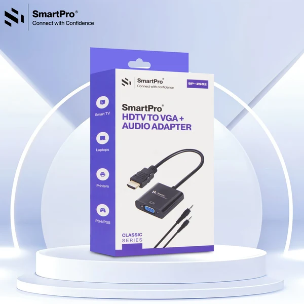 Smart-Pro HDMI to VGA Converter with Audio – SP-Z902
