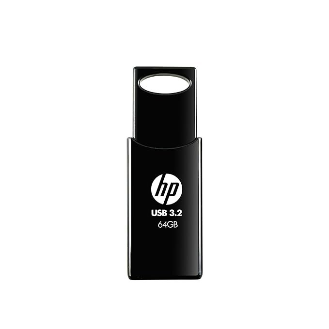 HP 712W 64GB USB 3.2 Flash Drive – Black