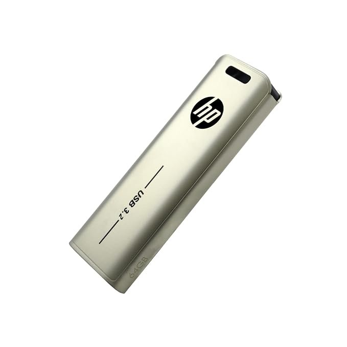 HP x796w 64GB USB 3.2 Flash Drive – High-Speed Metal Pendrive