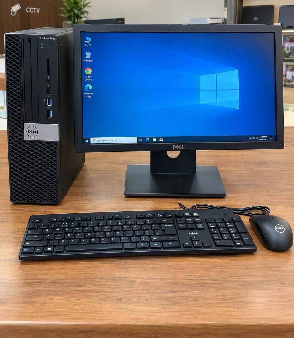 Dell OptiPlex SFF i7 7th Gen Full Desktop Combo