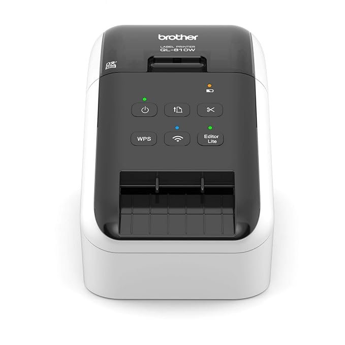 Brother QL-810W Wireless Label Printer – Black & Red Printing