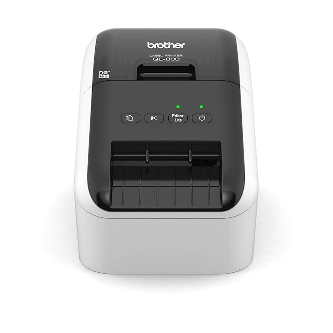 Brother QL-800 Professional Label Printer – Black & Red Printing