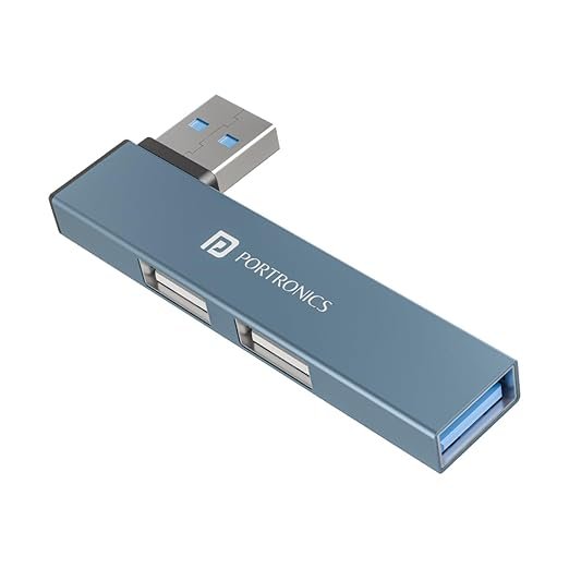 Portronics Mport Mino A USB 3.0 Hub Dock 3-in-1