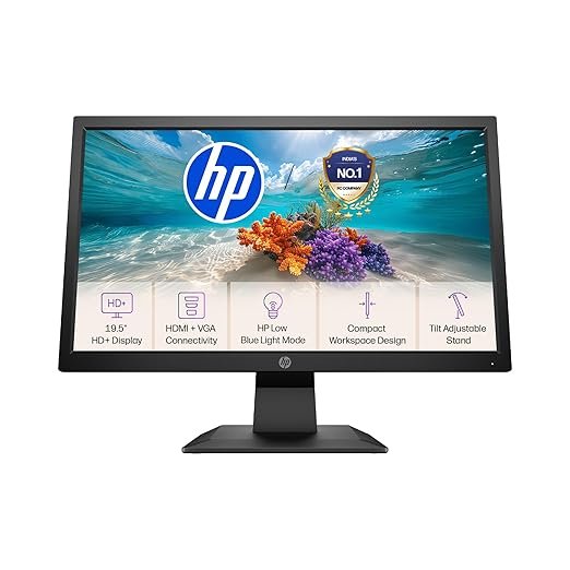 HP P204v 19.5-inch LED Monitor