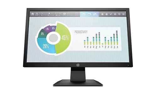 HP P204V 19.5-inch HD+ LCD Monitor