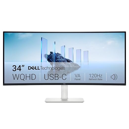 Dell S3425DW 34-inch Curved VA Monitor