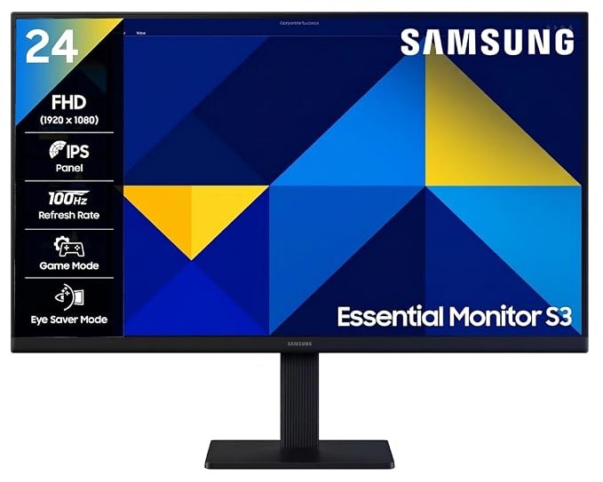 Samsung 24-inch FHD IPS 100Hz Monitor – LS24D300GAWXXL
