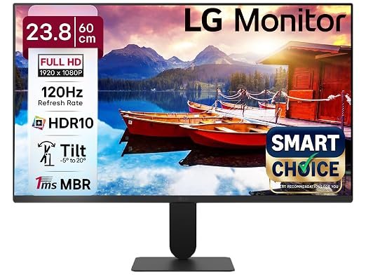 LG 24U411A-BN Smartchoice 24-inch Full HD IPS Monitor