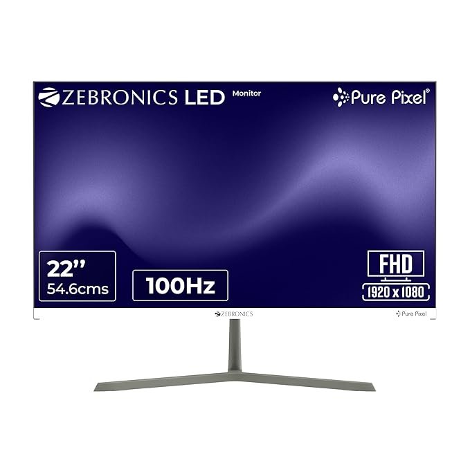 ZEBRONICS A122 21.5-inch Full HD LED Monitor